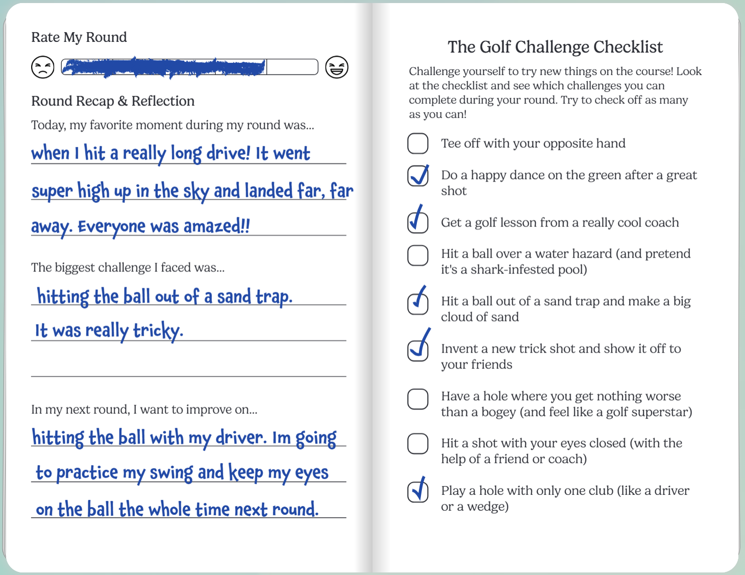 Journal 9 - The Junior Golf Companion