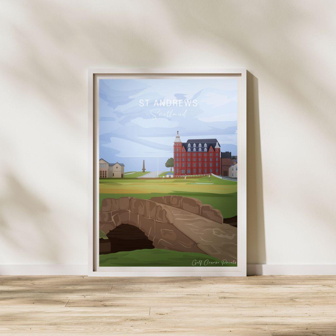 St. Andrews, Scotland by Golf Course Prints