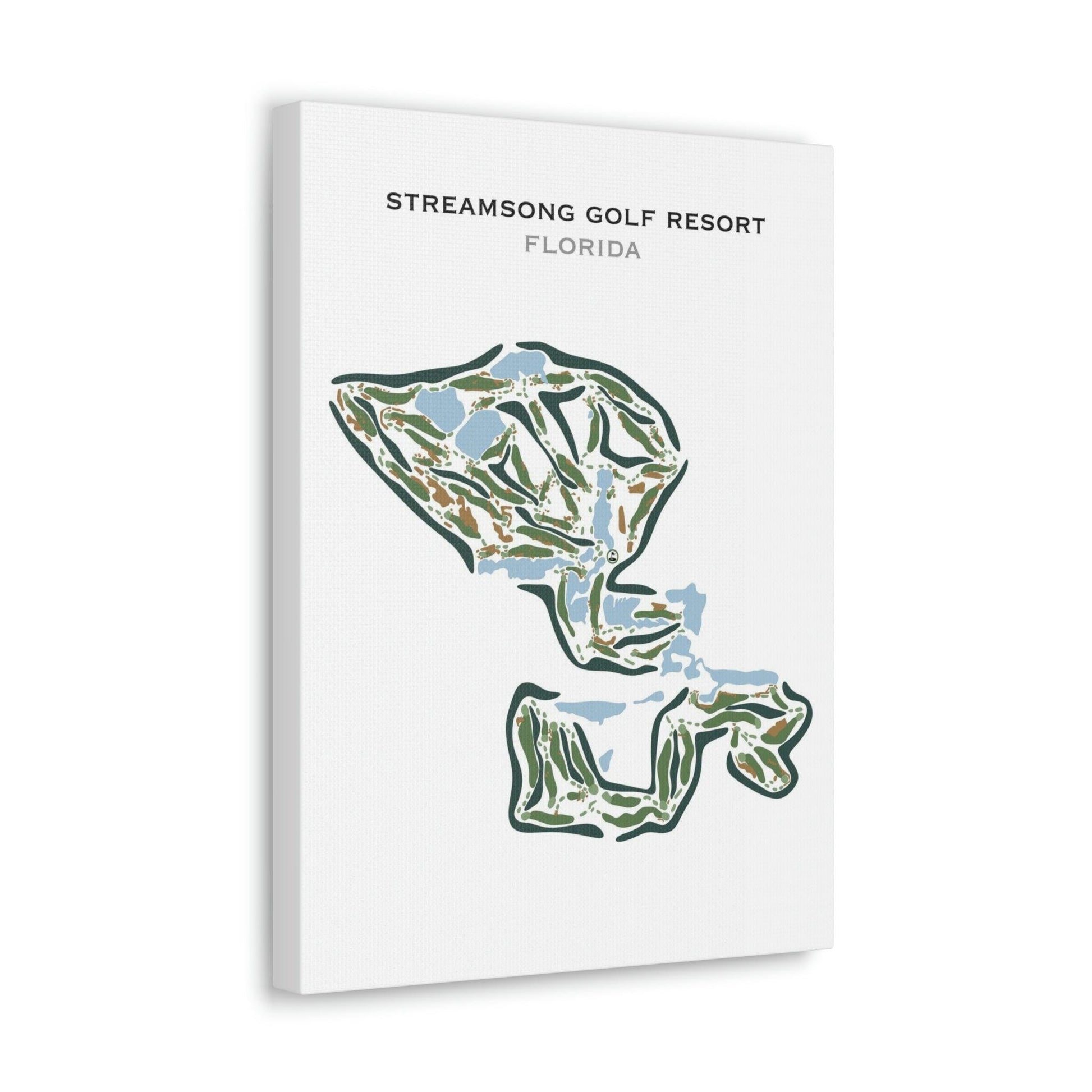 Streamsong Golf & ClubHouse, Florida - Printed Golf Courses by Golf Course Prints