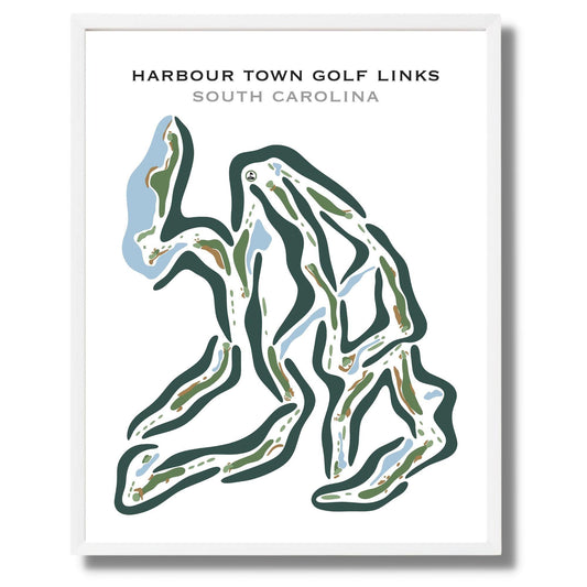 Harbour Town Golf Links, Hilton Head, South Carolina - Printed Golf Courses by Golf Course Prints