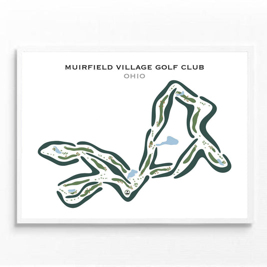 Muirfield Village Golf Club, Ohio - Printed Golf Courses by Golf Course Prints