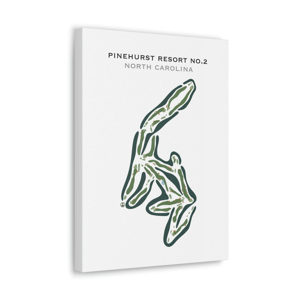 Pinehurst Resort No. 2 Country Club, North Carolina - Printed Golf Courses by Golf Course Prints