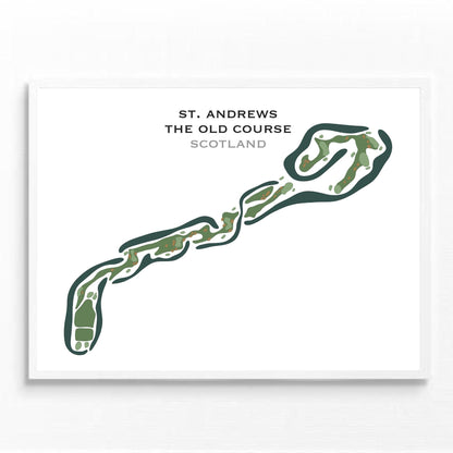 St. Andrews Old Course, Scotland - Printed Golf Courses by Golf Course Prints