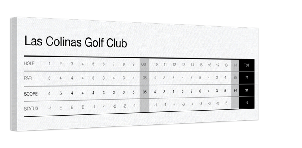 My Scorecard Wall Display